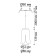 Building Lamp Tulip IP20 GU10 9W, wire 2 m