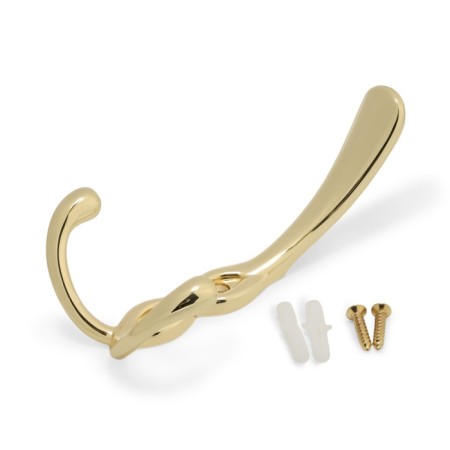 Furniture hook Cappio pigtail, three -rod, color gold-5