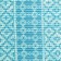 Bathroom mat "Squares", width 65 cm, roll 15 m, blue color