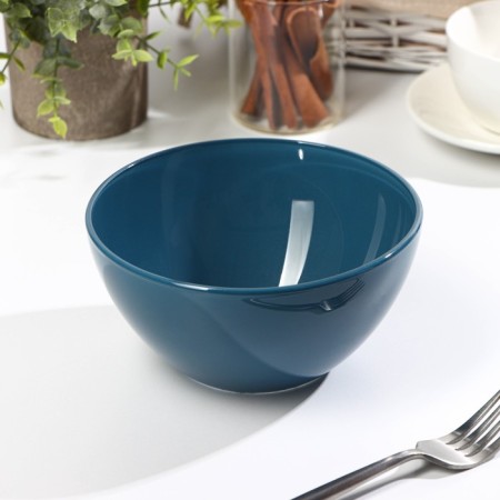 Salad “Smoky Amethyst”, 800 ml, D = 15.5 cm, blue color