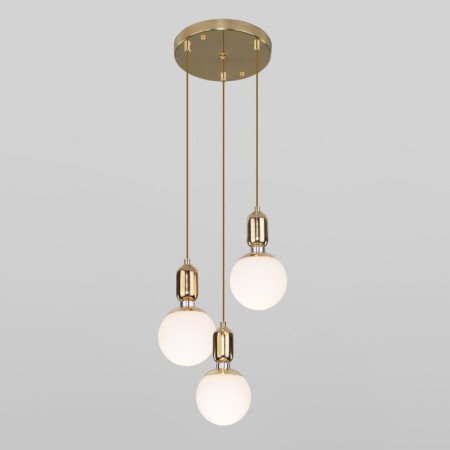Suspended lamp with glass lamps of Bubble, 60W, E27, 30x30 cm-1