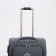 Small suitcase 24 "On the zipper, code castle, with extension, the color is gray