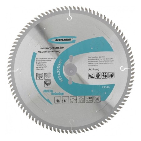 Woody wood disk GROSS, 305 x 30 x 96t