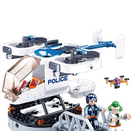 Designer Police "Helicopter", 161 details-2
