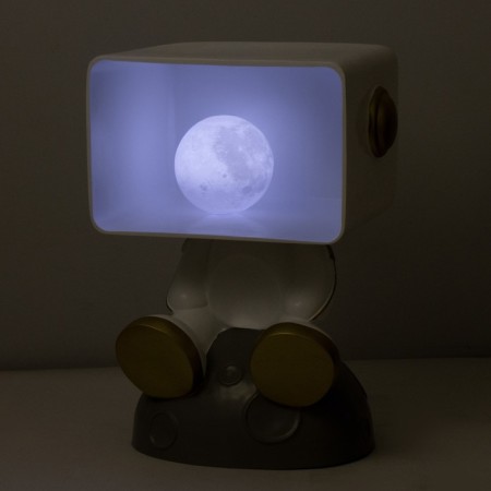 Luminaire-Column "Space" LED USB gray 35x25x47cm Risalux-7