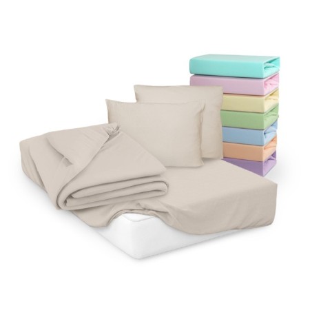 Pillowcase, size 50x70 cm, 2 pcs, beige color
