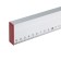 Aluminum scrap level, 2 eye, ruler, 1000 mm