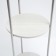Laksi Flowers stand Gloris, 360x360x1110, chrome/Yasen white