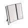 Gess-805p mirror, backlight, 23 x 15 x 13.8 cm, 8 LEDs, 1XCR2025