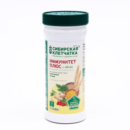 Siberian fiber "Immunity Plus" with ginger and needles, 300 g