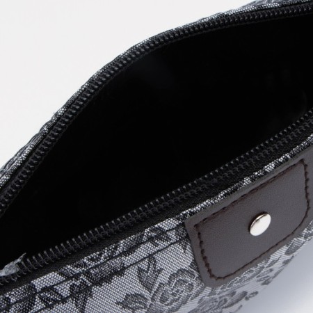 Lightning cosmetic bag, dark gray color-2