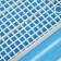 Tuel for dogs with high sides and a removable mesh 43x43x15 cm, blue