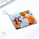 Key keychain wooden designer "Fox", 5.1 x 5.9 cm