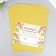 Foamiran "yellow shine" 2 mm A4 format (set of 5 sheets)