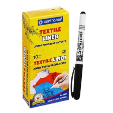 Fabric marker 0.7 mm centropen 2639 Line 0.6 - 0.8 mm, black color