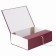 Archive box with A4 ties, a spine of 100 mm calligrata, boumvinyl, burgundy, 800 sheets