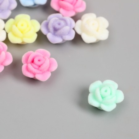 Busina for creativity velvet spraying "Rosochka. Delicate shades" 1x1.4x1.4 cm-1