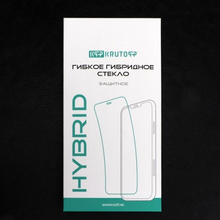 Krutoff protective glass for iPhone 13/13 Pro, hybrid, full glue-4