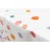 Milestock Meiwa Organdy 137 cm, roll 20 m, drawing "Rainbow of flowers"