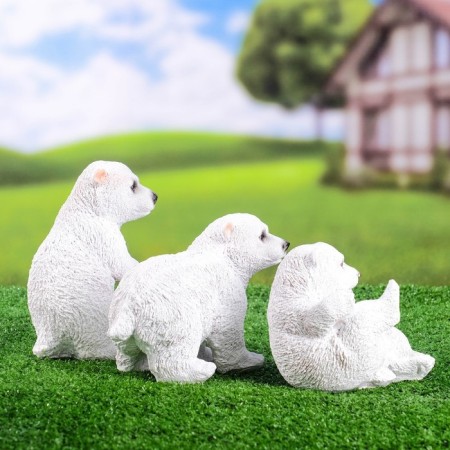 New Year's figure "Bear" (set of 3 pieces) 18cm-10