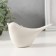 Souvenir ceramic "White bird with lilac flower" 12.4x5x6.7 cm