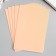 Foamiran "peach" 2 mm (set of 5 sheets) A4 mix format format