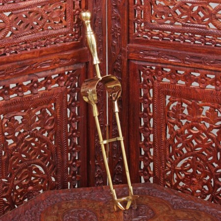 Fireplane set "Imperial" brass (5 objects) 48x11x11 cm-10