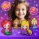 Aquamosaic "Rapunzel, Mermaid, Belle, Cinderella", 4 figures, princesses