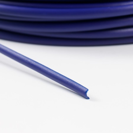 Artificial rattan is smooth 7 mm 100 m half a pipe (blue)-3