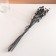 A set of dried flowers "Eringium", ban 5 pcs, length 50 (+/- 6 cm), black