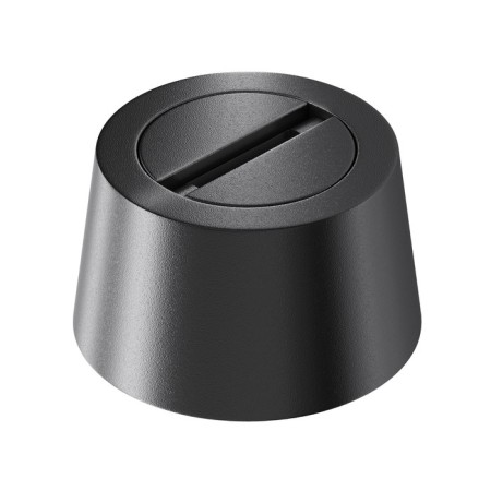 Components for textile suspension system Technical tra130crduo-b, 7.5x7.5x4.3 cm, black color