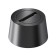 Components for textile suspension system Technical tra130crduo-b, 7.5x7.5x4.3 cm, black color