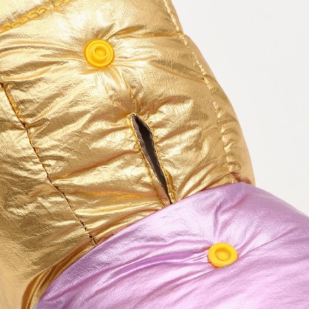 The overalls "glare" with a weight, size 18 (ds 40 cm, og 50 cm, Osh 38 cm), gold-lavender-6