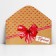 Money envelope "Congratulations", Kraft, 16.5 x 8 cm