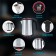 Electric kettle Steledition a07, metal, 1.8 l, 1800 watts, silver