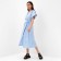 Women's dress on buttons Mist Summer Time, Blue, R.48