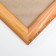 Photo frame 25x25 cm nut