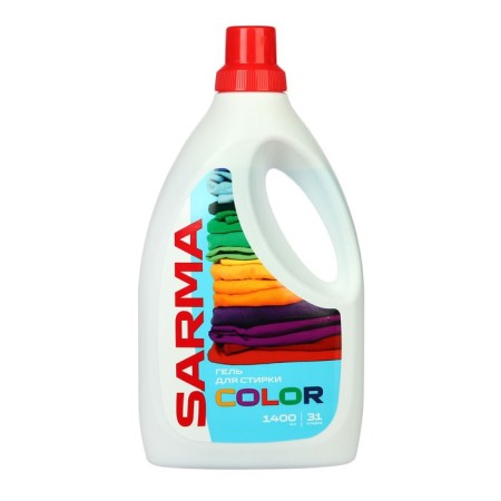 SARMA liquid for washing colored linen, 1.4 liters