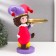 Souvenir Polystone, metal stand "Harlequin with tray" Lilac-raspberry 17x29x30.5 cm