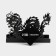 Magistro “Dragon” napkin, 14 × 4 × 9 cm, black color