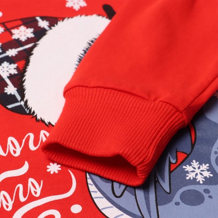 Pajama nursery, red color, height 116 cm-3