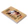 Notepad A7, 48 sheets, in a cage, on glue, "gravity folz", cover coated cardboard, glossy lamination, offset block, mix