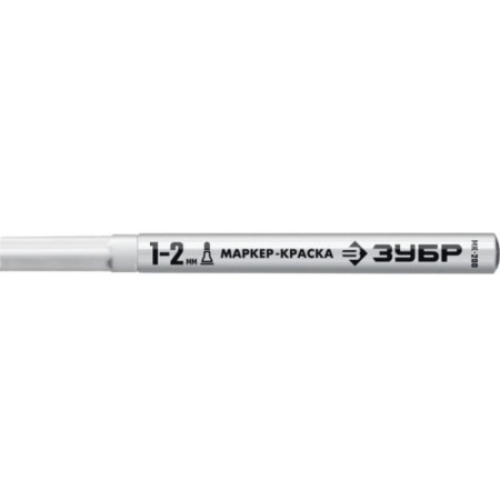 Marker-painting bison professional 06326-8, round, white, 1 mm-1