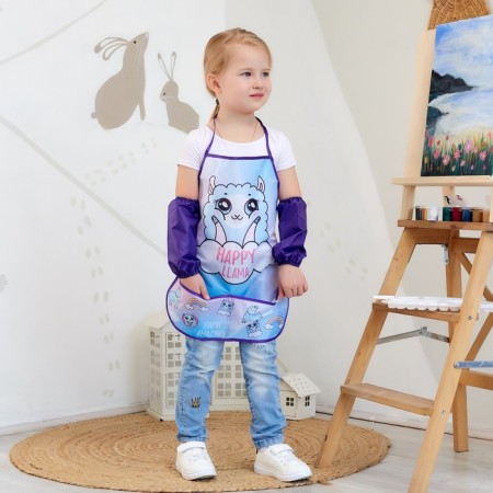 Apron with overturners Children's Ethel Lama, 49 x 39 cm-3