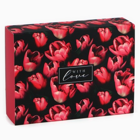 Box for sweets "Tulips", 20 x 15 x 5 cm-2