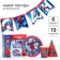 A set of paper utensils, on 6 people "Happy Birthday!", Spider-Man