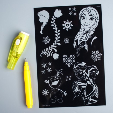 Set for drawing in the dark "Cold heart: Magic of Light"-2