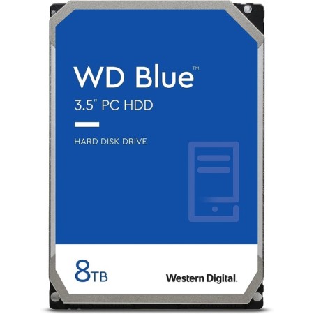 Hard disc WD SATA-III 8TB WD80EAAZ Desktop Blue (5640RPM) 256MB 3.5 "