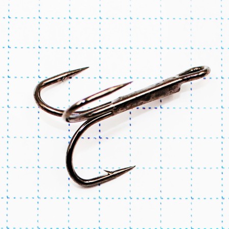 The hook Koi O’Haughnessy Treble, size 2 int, BN color, tee, 10 pcs.