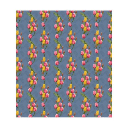 A set of napkins for setting the table "Spring flowers", rectangular, size 32x46 cm, 4 pcs-2